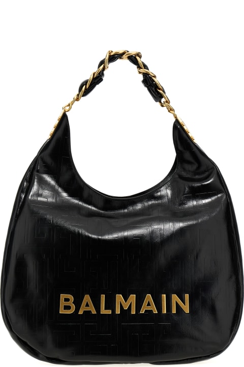 Fashion for Women Balmain 'hobo 1945 Soft' Large Shoulder Bag
