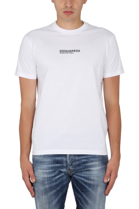 Dsquared2 Topwear for Men Dsquared2 Logo Printed Short-sleeved T-shirt