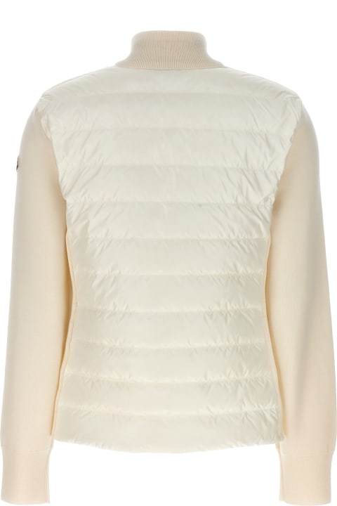 ウィメンズ Monclerのニットウェア Moncler Two-material Cardigan