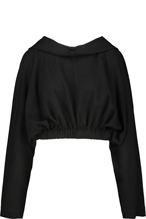 Homeware Rick Owens Concordia Cropped Hooded Tunic