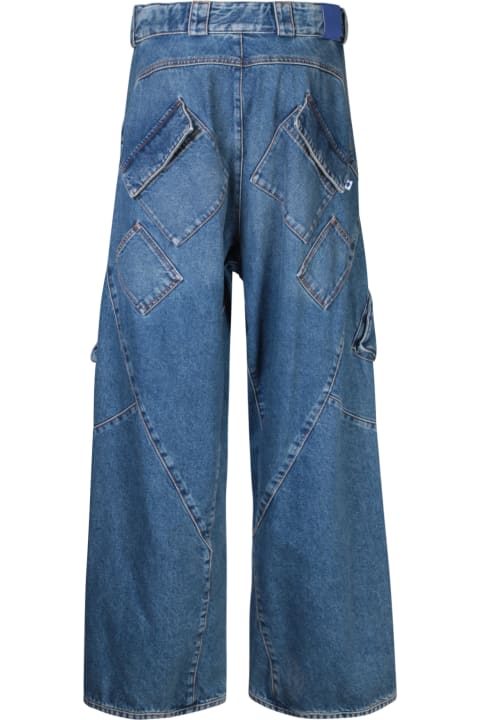 Marcelo Burlon Jeans for Men Marcelo Burlon Wide-leg Panelled Cargo Jeans