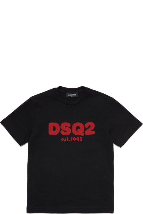 メンズ新着アイテム Dsquared2 D2t1019u Relax T-shirt Dsquared T-shirt With Logo Dsq2 Est.1995