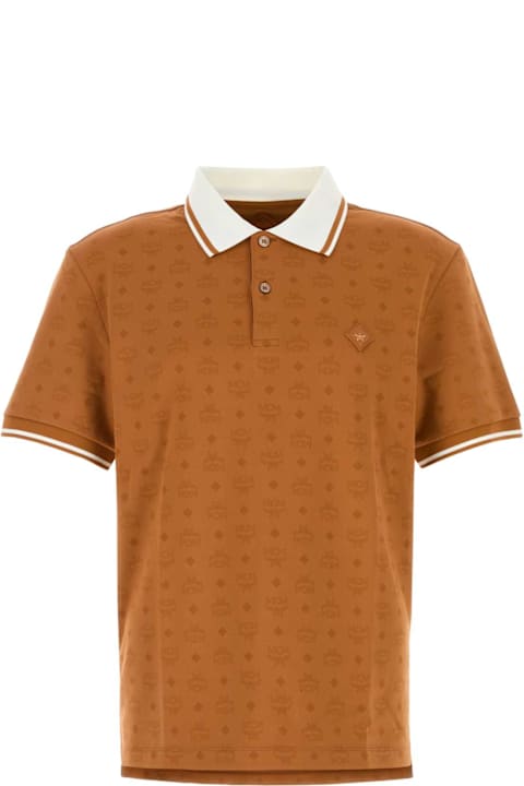 MCM لـ Kids MCM Orange Piquet Polo Shirt