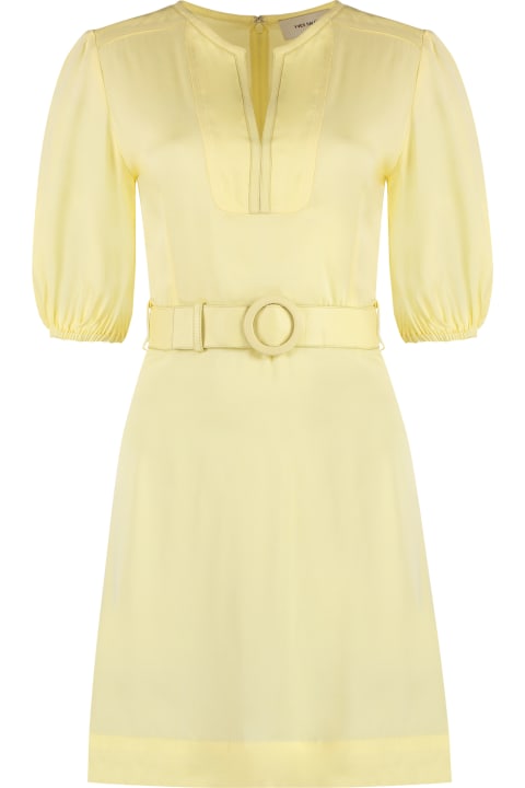 Yves Salomon Dresses for Women Yves Salomon Belted Waist Dress