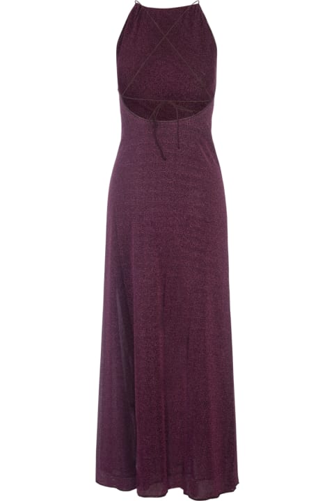 Oseree Dresses for Women Oseree Aubergine Lumiere Long Dress