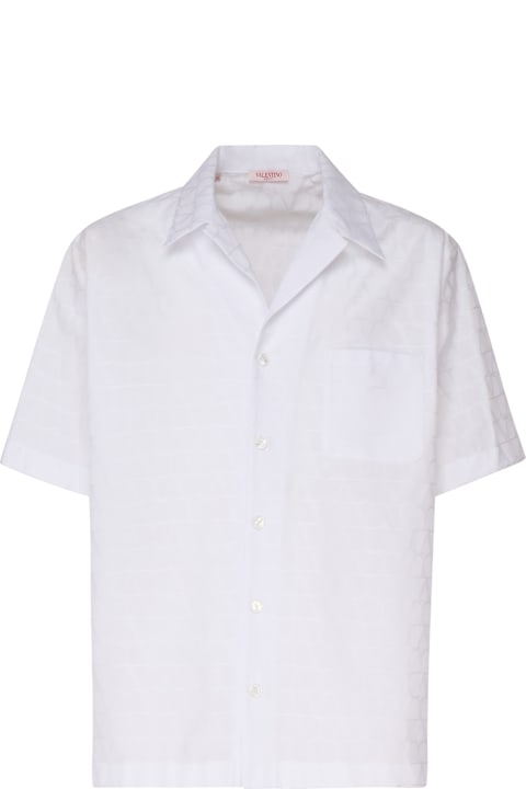 Valentino Garavani Shirts for Men Valentino Garavani Bowling Shirt With Toile Iconographe Motif