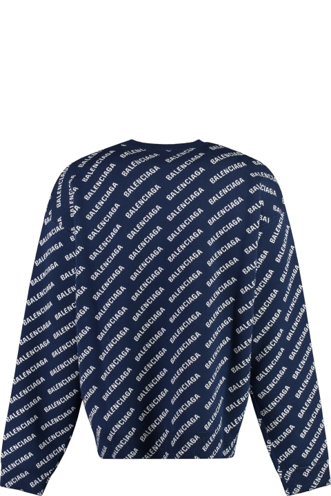 Balenciaga for Men Balenciaga Long Sleeve Crew-neck Sweater