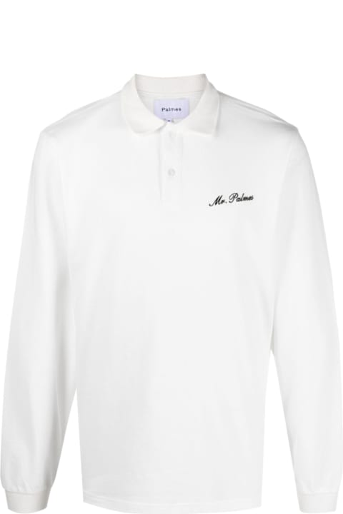 Palmes for Kids Palmes Logo Organic Cotton Polo Shirt