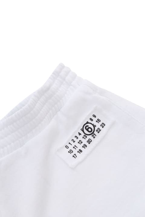 Fashion for Girls MM6 Maison Margiela White Sweatshirt Shorts