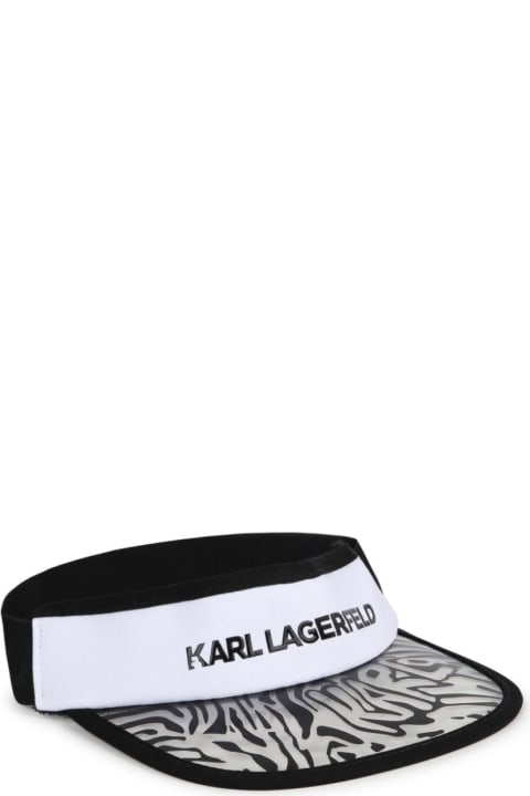 Karl Lagerfeld Kids Accessories & Gifts for Girls Karl Lagerfeld Kids Visiera Con Logo