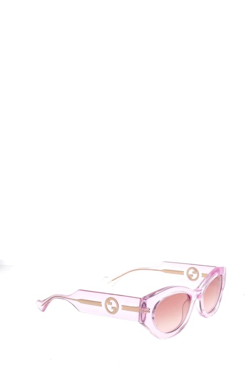 أدوات منزلية Gucci Eyewear La Piscine Oval-frame Sunglasses