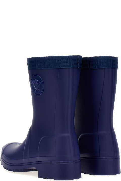 Versace Shoes for Baby Boys Versace 'greca' Rain Boots