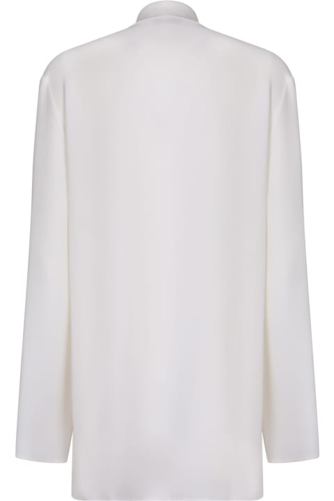 Valentino Topwear for Women Valentino Cady Couture Ivory/corals Shirt