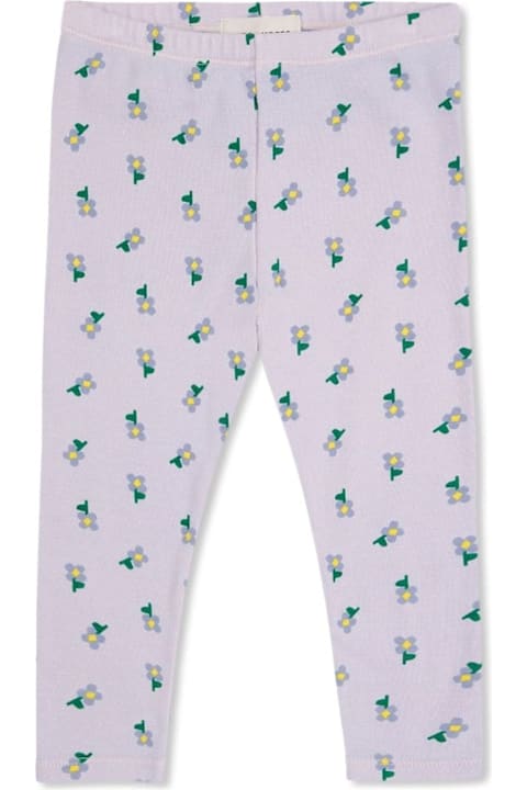 Bobo Choses Bottoms for Baby Girls Bobo Choses Bobo Choses Trousers Lilac