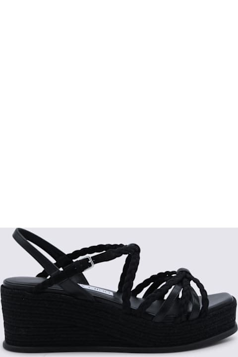 Jimmy Choo Black Espadrillas