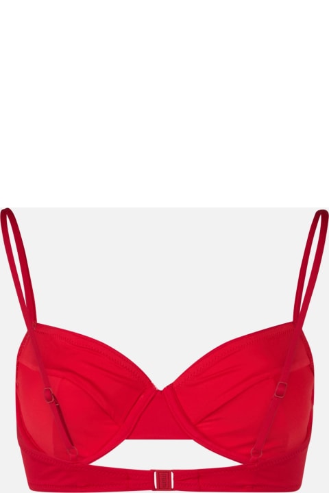 Homeware MC2 Saint Barth Red Bea Bralette Underwired Bikini