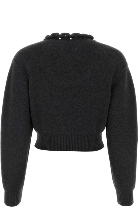 Alexander Wang Clothing for Women Alexander Wang Graphite Wool Blend Sweater