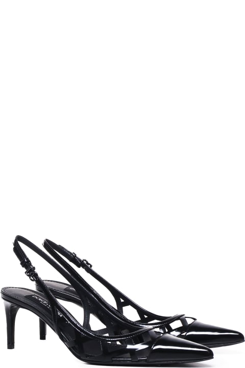 Homeware Dolce & Gabbana Slingback In Patent Calfskin