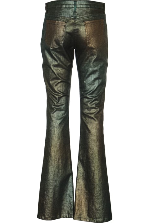 Alberta Ferretti Pants & Shorts for Women Alberta Ferretti Metallic Buttoned Jeans