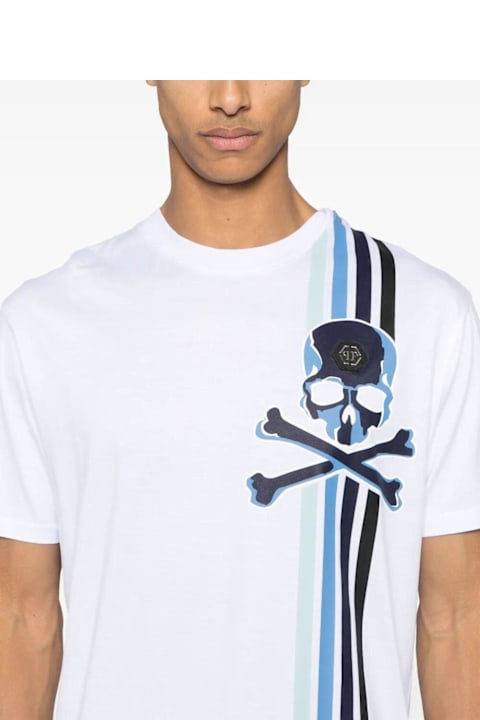 Philipp Plein for Men Philipp Plein Skull Stripe T-shirt