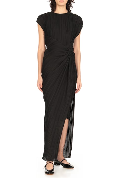 Homeware Lanvin Black Calf Leather Ballerinas