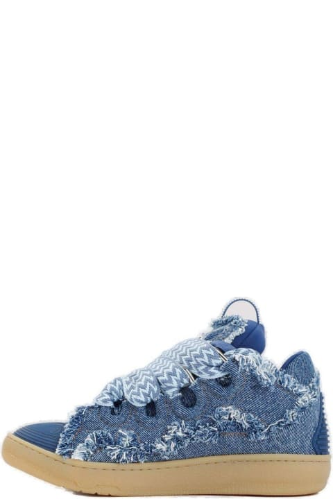 Sneakers for Women Lanvin Frayed Curb Sneakers