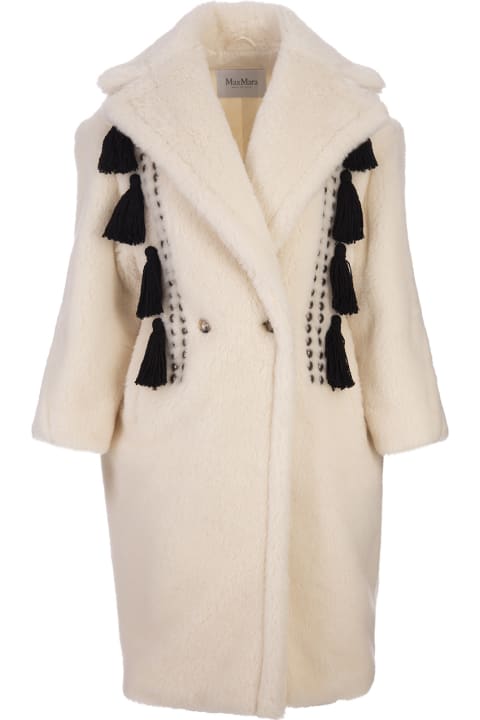 Max Mara Clothing for Women Max Mara White Demetra Coat