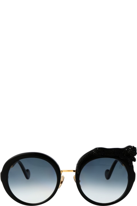 Anna-Karin Karlsson Eyewear for Women Anna-Karin Karlsson Rose Et La Roue Crystal Sunglasses