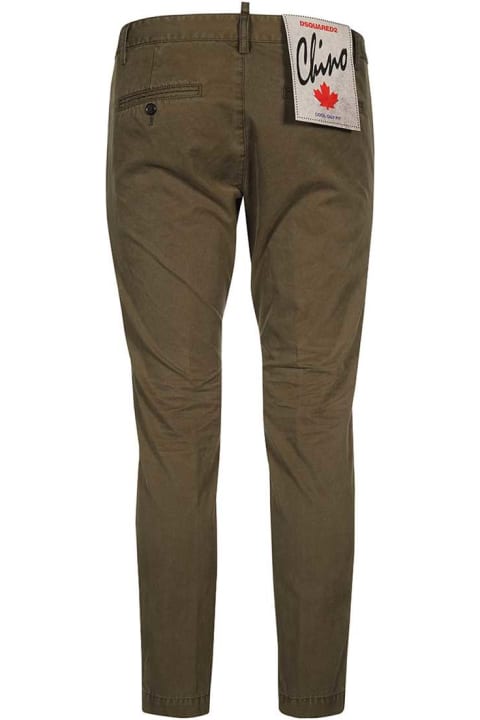 Dsquared2 سراويل لـ القسم الرجالي Dsquared2 Cotton Chino Trousers