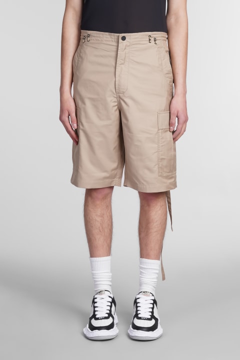 Shorts In Beige Cotton