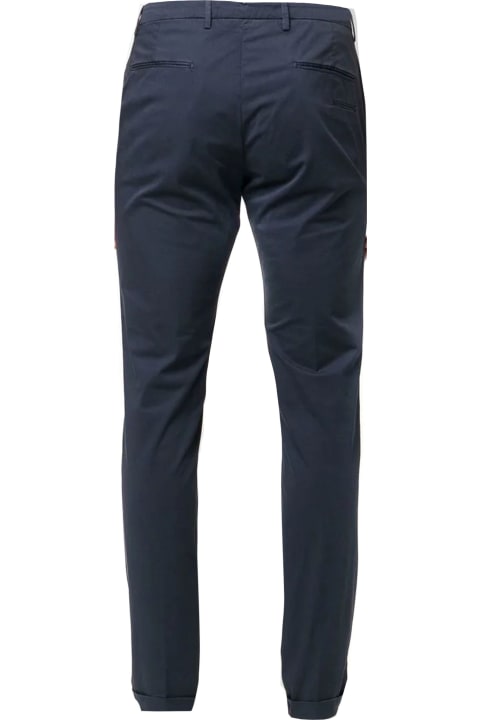 Blue Chinos Cotton Trousers