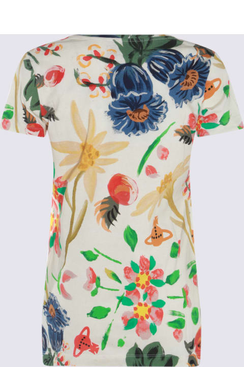 Fashion for Women Vivienne Westwood Cream Multicolour Cotton T-shirt
