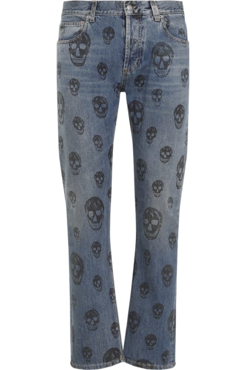 Homeware Alexander McQueen Skull Print Jeans