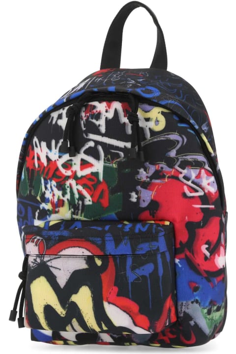 VETEMENTS Backpacks for Men VETEMENTS Printed Nylon Mini Grafiti Backpack