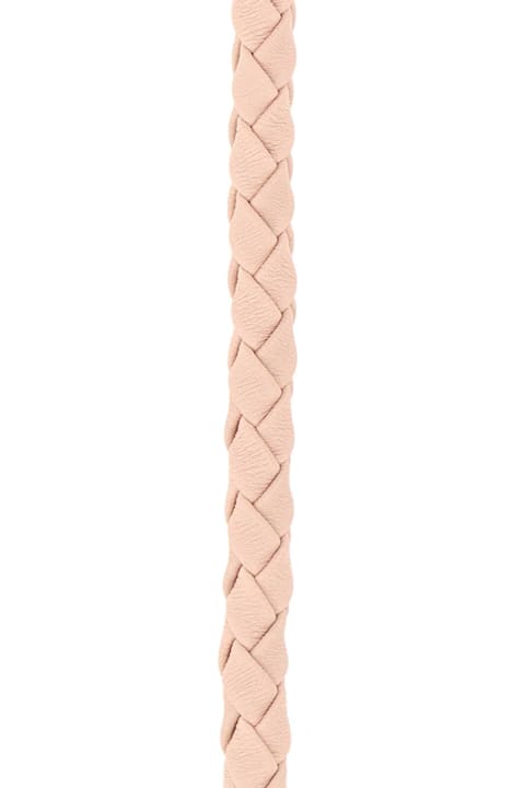 Bottega Veneta Belts for Women Bottega Veneta Pastel Pink Leather Andiamo Belt