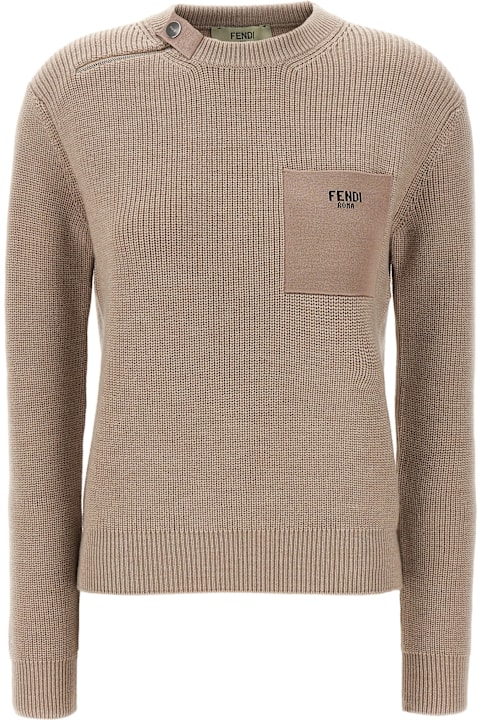 Fendi Sweaters for Women Fendi Wool Sweater