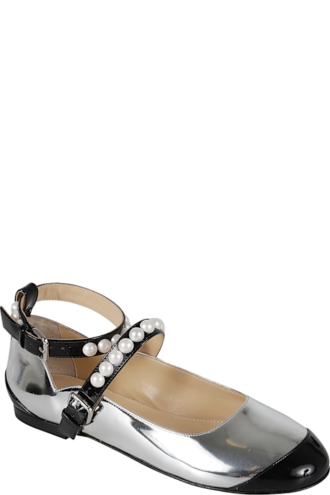 Homeware Mach & Mach Bicolor Pearl Ballerinas