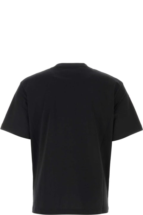ROA Topwear for Men ROA Black Cotton T-shirt