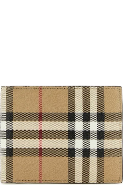Wallets for Men Burberry Printed E-canvas Wallet