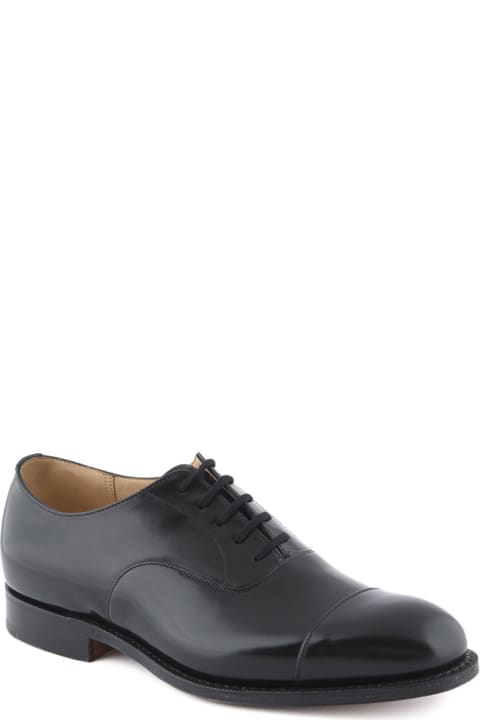 Church's Shoes for Men Church's Consul 173 Black Polishbinder Oxford Shoe