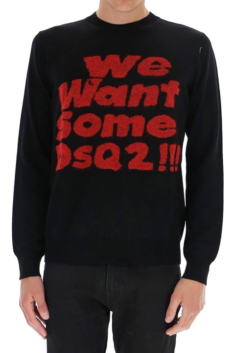 Fleeces & Tracksuits for Men Dsquared2 Logo Sweater