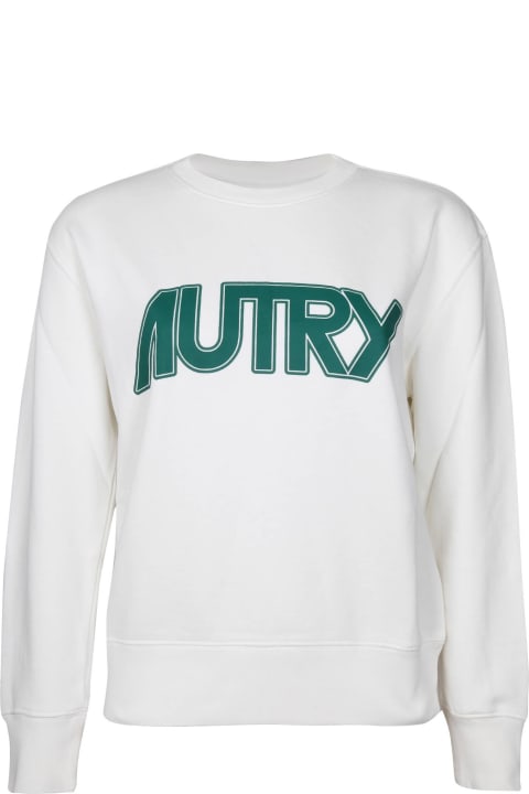 Autry for Women Autry Cotton Sweatshirt With Green Logo