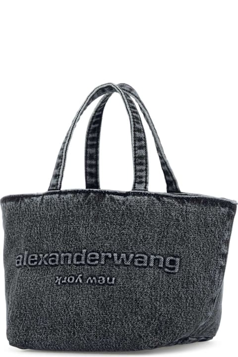 トートバッグ Pinch Small Shopping Bag - Alexander Wang - Leather - Black Alexander Wang Pinch Small Shopping Bag - Leather - Black