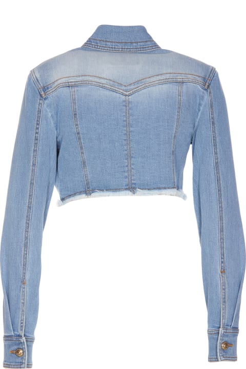 Coats & Jackets for Women Versace Jeans Couture Denim Jacket