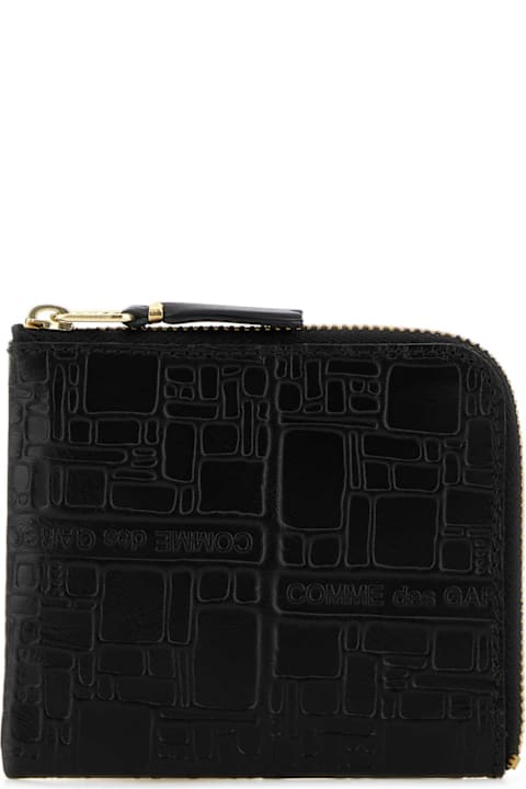 Comme des Garçons Black Leather Card Holder