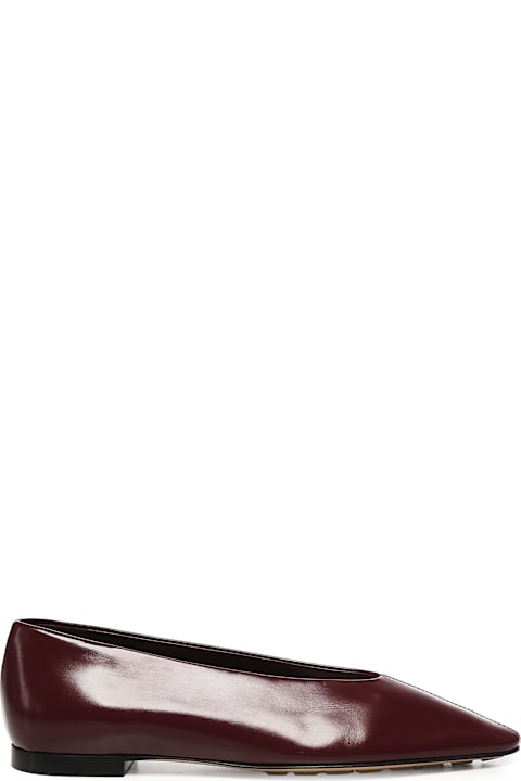 Flat Shoes for Women Bottega Veneta Sofia Ballerinas In Shiny Calfskin Leather