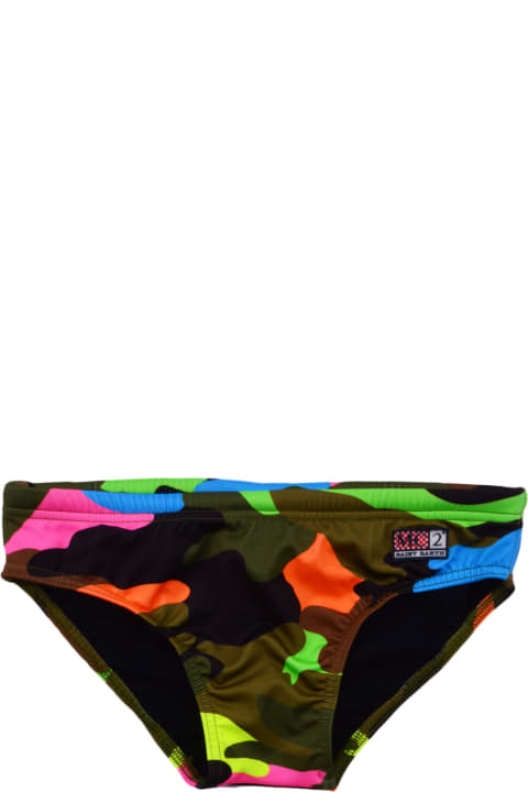 ボーイズ 水着 MC2 Saint Barth Swimsuit With Camouflage Print