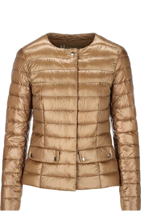 Herno for Women Herno Quilted Crewneck Padded Jacket