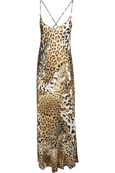 Homeware Roberto Cavalli Lingerie Dress With Leopard Print