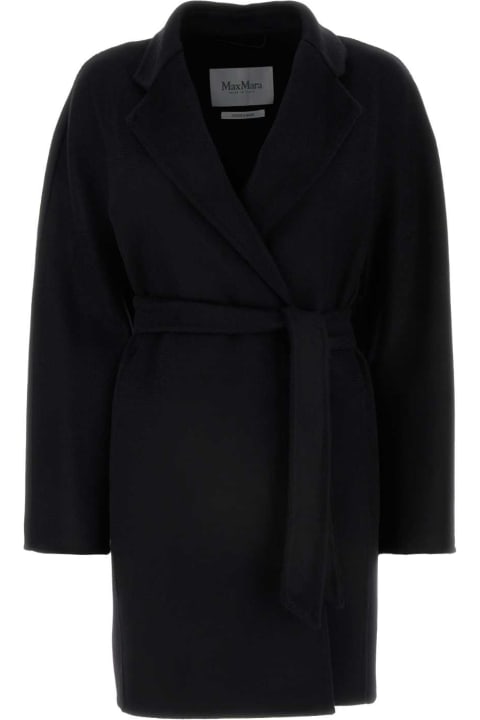 Fashion for Women Max Mara Black Cashmere Harold Coat